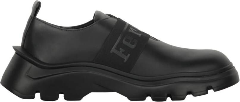 Ferrari Klassieke Leren Derby Schoenen Black Heren