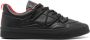 Ferrari Zwarte Leren Sneakers Paneelontwerp Black Heren - Thumbnail 1