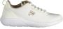 Fila Sportieve Beige Vetersneakers met Contrastdetails Beige Dames - Thumbnail 4