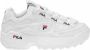 Fila Wit Rood Lage Top Dames Sneakers White Unisex - Thumbnail 14