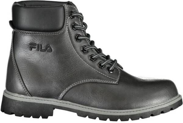 Fila Elegante Veterschoenen met Geborduurde Accenten Black Dames