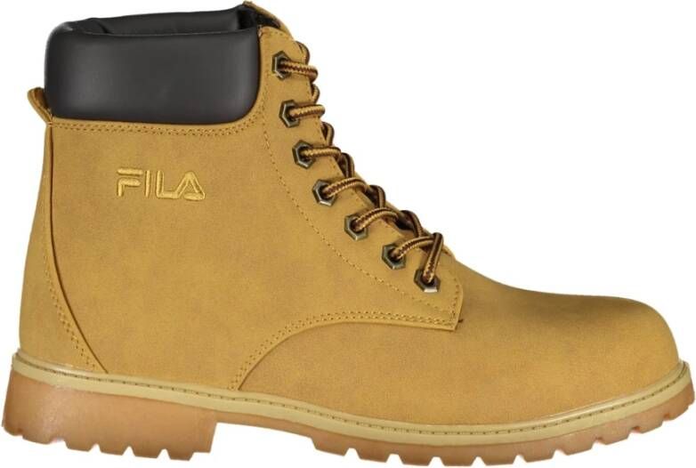 Fila Gele Dameslaars Vetersluiting Geborduurd Yellow Dames