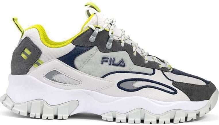 Fila Grijs Violet Vrijetijdsschoenen Sneakers Multicolor Heren