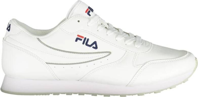 Fila Witte sportschoenen met contrasterende accenten White Heren