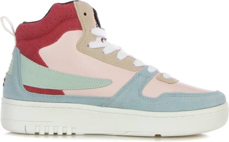 Fila Hoge Sneaker Multi Materiaal Multicolor Dames