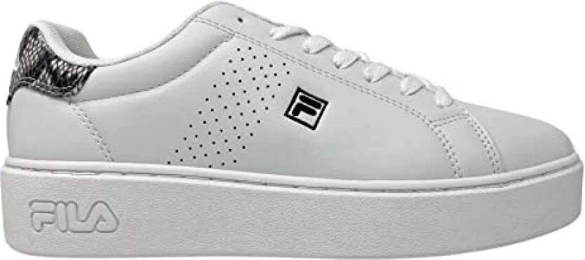 Fila Hoge Top Sneakers Wit Zwart White Dames