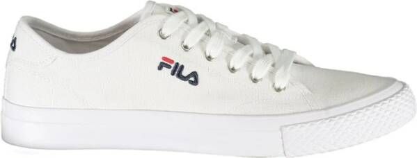 Fila Klassieke veterschoenen met contrasterende details White Heren