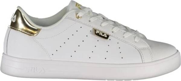 Fila Luxe Veterschoenen met Gouden Accenten White Dames