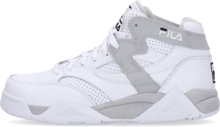 Fila Mid M-Squad Basketbalschoen Wit Grijs White Heren