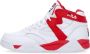 Fila Mid M-Squad Basketbalschoen Wit Rood White Heren - Thumbnail 2