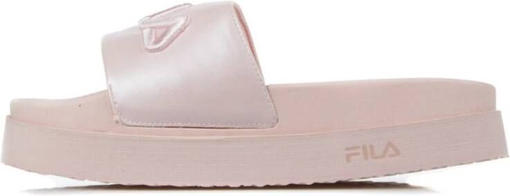 Fila Moro Bay Sleehak Slippers Pink Dames