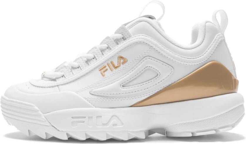 Fila Premium Disruptor Sneakers Ronde Neus White Dames