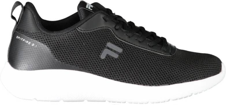 Fila Sportieve zwarte sneakers voor dames met contrastzool Black Dames