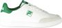 Fila Sportieve Herensneakers Wit Groen Print White Heren - Thumbnail 5