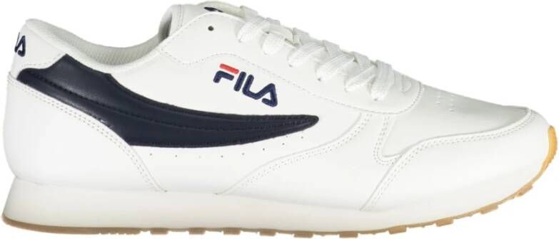 Fila Witte sportschoenen met contrasterende accenten White Heren