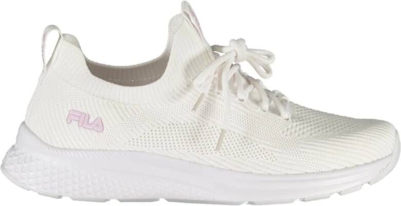 Fila Sportieve Vetersneakers Wit Contrastdetails White Dames