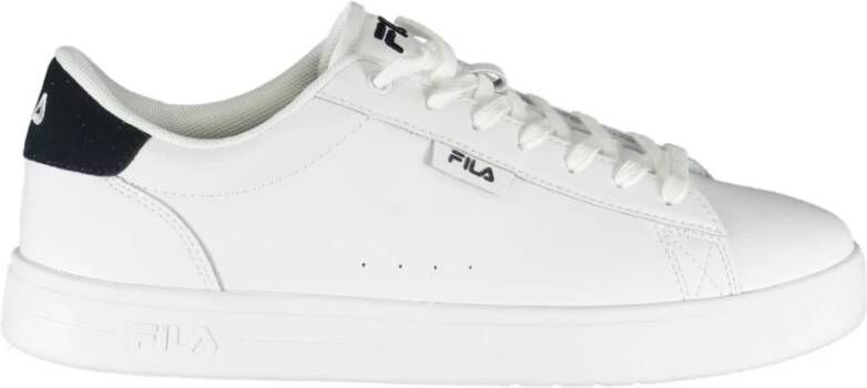 Fila Sportieve witte vetersneakers met contrastdetails White Heren