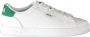 Fila Sportieve witte vetersneakers met groene details White Heren - Thumbnail 1