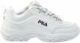 Fila Matte Oppervlak Lage Top Sneakers White Dames - Thumbnail 2