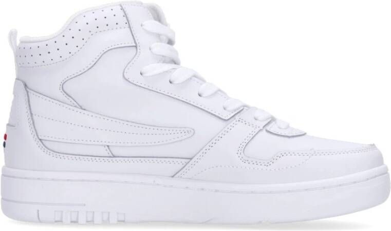 Fila Witte High-Top Sneaker Vetersluiting White Heren