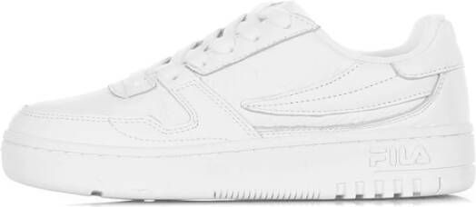 Fila Witte lage eco-leren sneaker White Dames