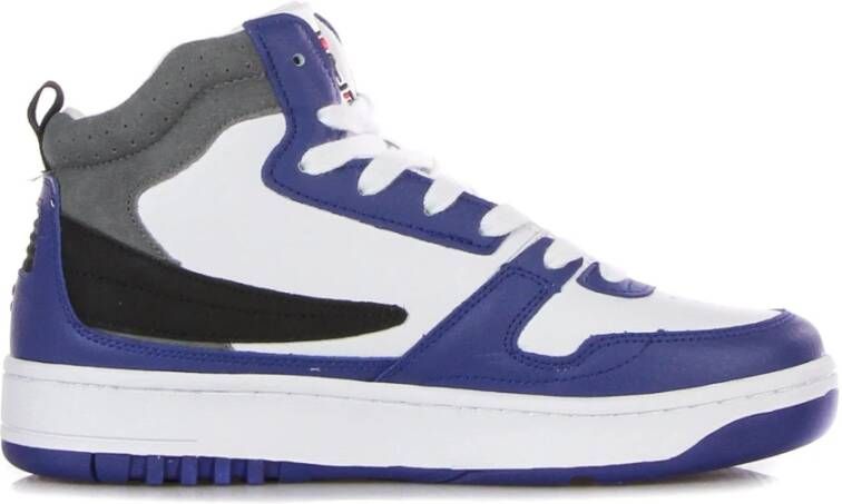 Fila Witte Mid Sneaker met Geborduurd Logo Blue Heren