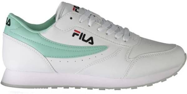 Fila Witte Polyester Sneaker White Dames