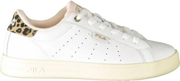 Fila Witte Polyester Sneaker White Dames