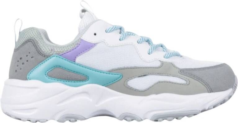 Fila Wit violet Tulp blauw Curacao Lage Schoen Multicolor Dames