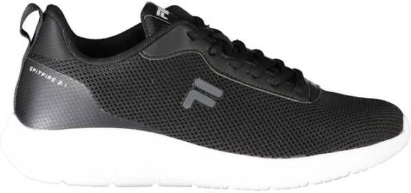 Fila Zwarte Polyester Sneaker Black Dames