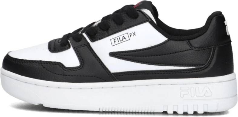 Fila Zwarte Retro Stijl Lage Sneakers Black Dames