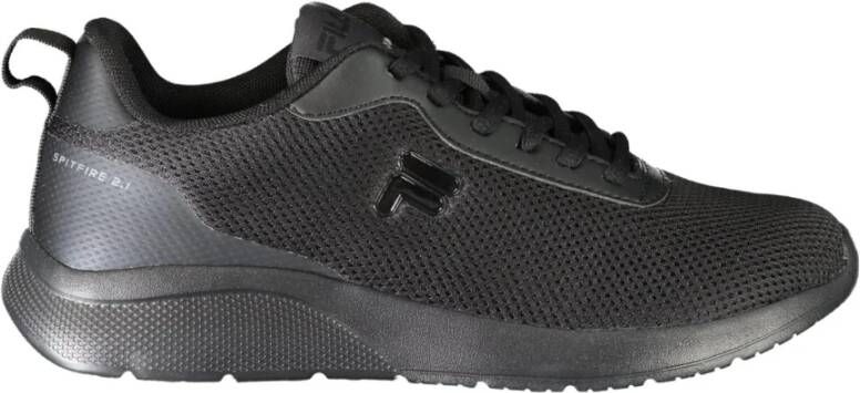 Fila Zwarte sportsneakers voor dames met veters Black Dames