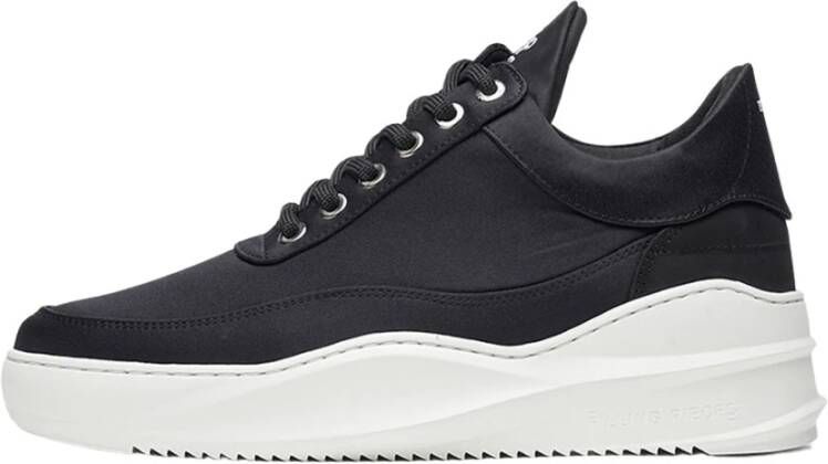 Filling Pieces Elegante Low Eva Sky Satin Zwart Black Dames