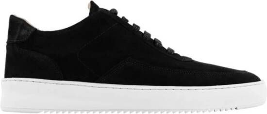 Filling Pieces Lage Mondo Ripple Nardo Suède Sneakers Black Heren