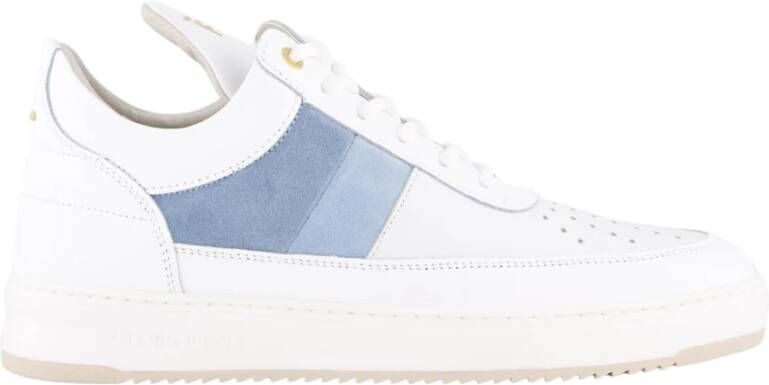 Filling Pieces Low Top Game Mix White Blue White Unisex