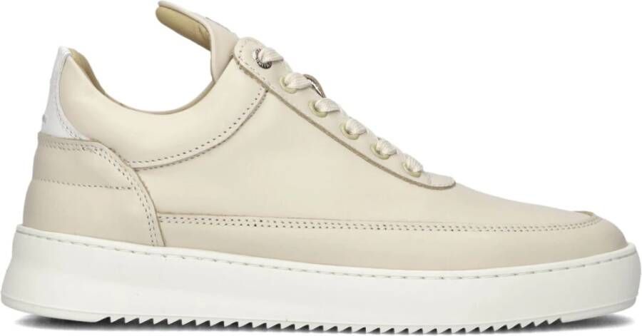 FILLING PIECES Sneakers Dames Low Top Element Maat: 40 Materiaal: Leer Kleur: Beige