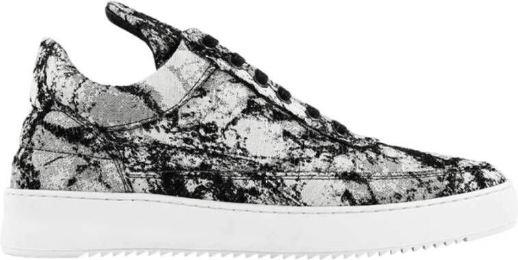 Filling Pieces Lage Top Ripple Sherwa Sneakers Black Heren