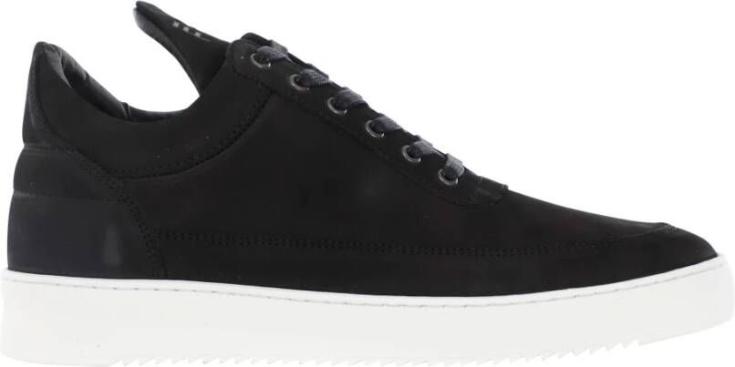 Filling Pieces Lage Top Ripple Sneakers Black Heren