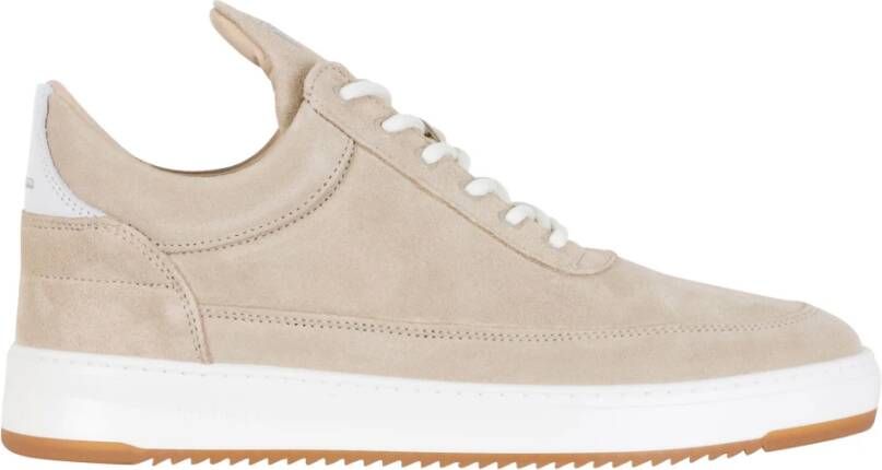 Filling Pieces Lage Top Ripple Suède Sneakers Brown Heren