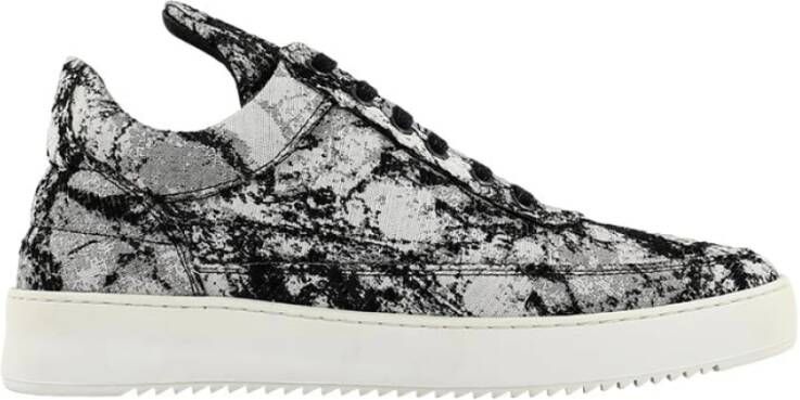 Filling Pieces Lage Top Ripple Zwarte Sneakers Multicolor Heren