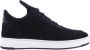 Filling Pieces Iconische Low Top Sneaker met Nubuckleren Bovenwerk Black Heren - Thumbnail 1