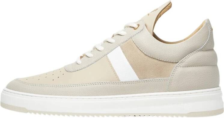 Filling Pieces Lux Beige Low Top Game Schoenen Beige Heren