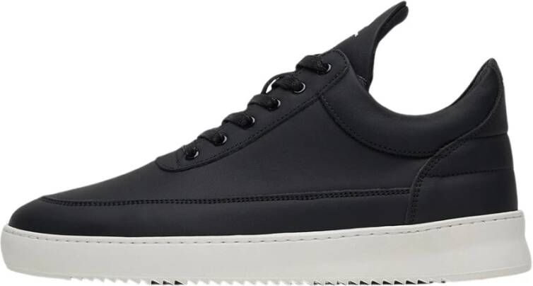 Filling Pieces Low Top Nappa Black Heren