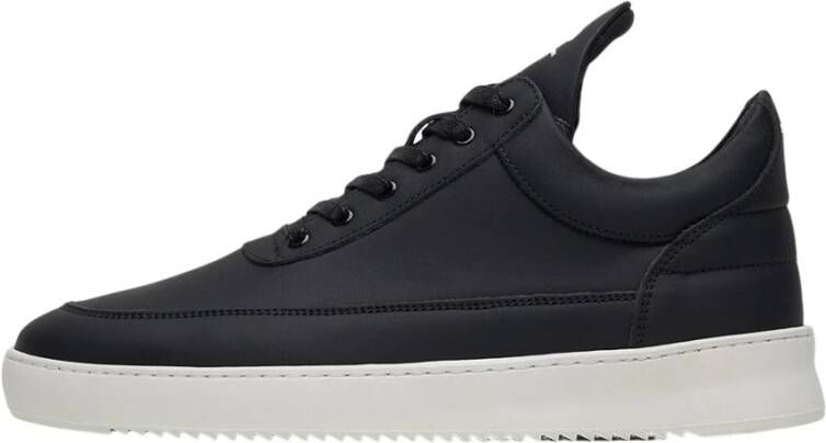 Filling Pieces Low Top Nappa Black Heren