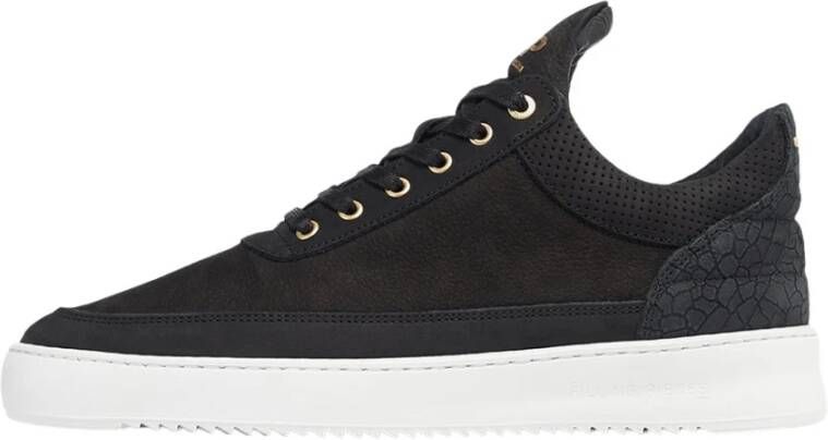 Filling Pieces Ripple Ceres Lage Top Sneakers Black