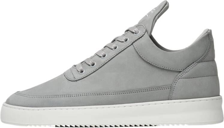 Filling Pieces Low Top Ripple Nubuck Cement Grey Gray Unisex