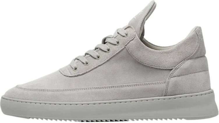 Filling Pieces Low Top Suede All Grey Gray Unisex