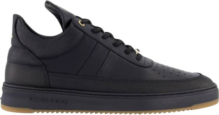 Filling Pieces Lux Game Coal Low Top Sneakers Black Heren