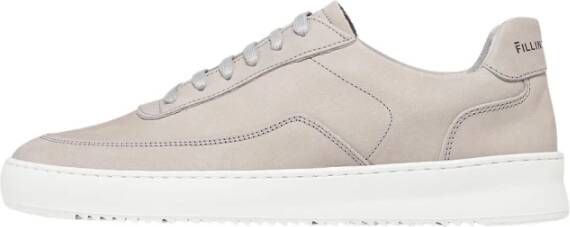 Filling Pieces Vulstukken Mondo 2.0 Ripple Nubuck Sneakers Grijs Unisex