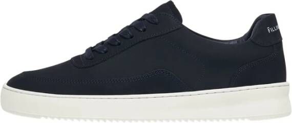 Filling Pieces Mondo 2.0 Ripple Nubuck Navy Blue Heren